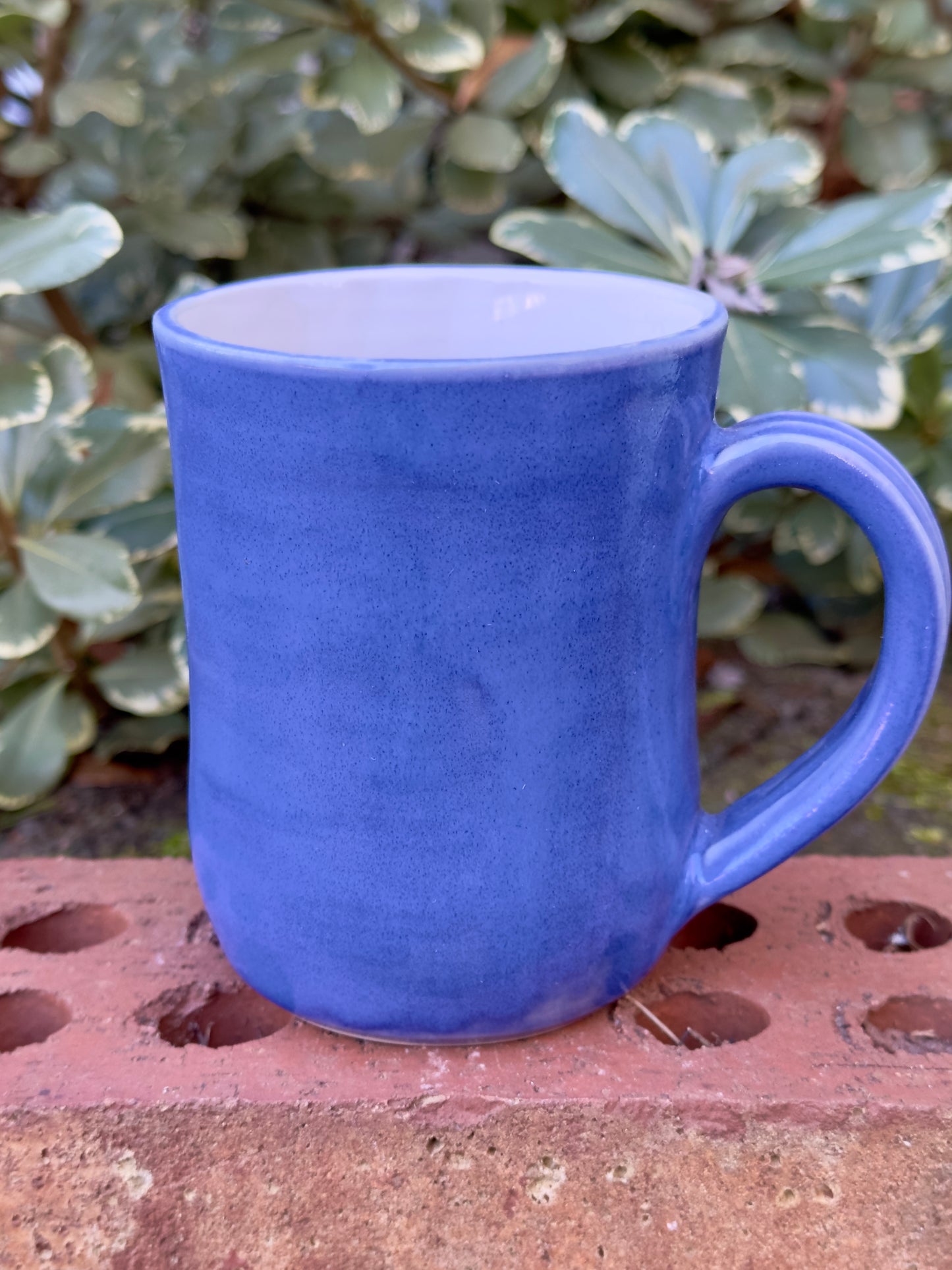 Ceramic Stoneware Blue Coffee Tea Mug Cup Pottery