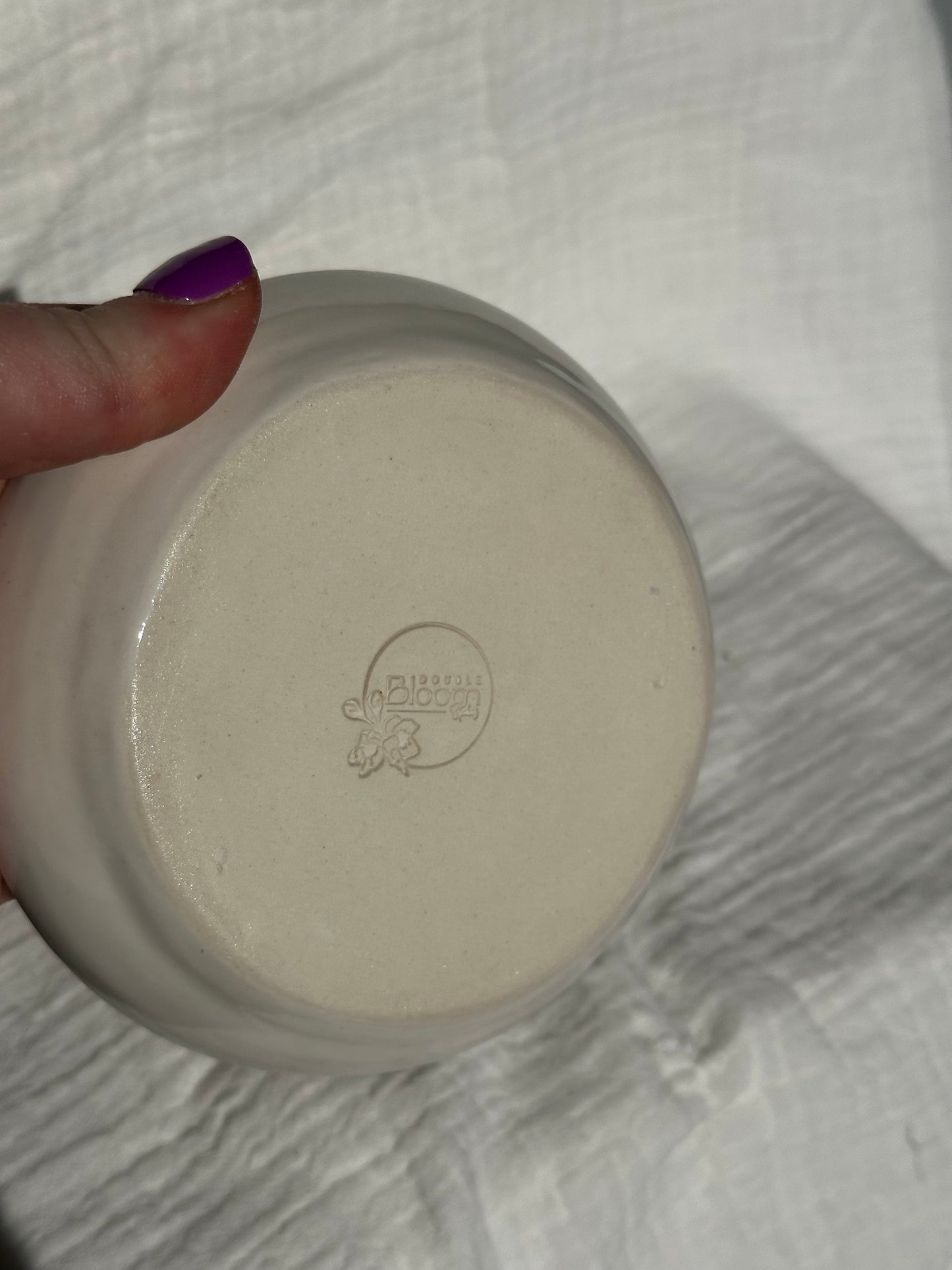 Ceramic Stoneware Purple Lavender Ring Jewelry Dish Pottery