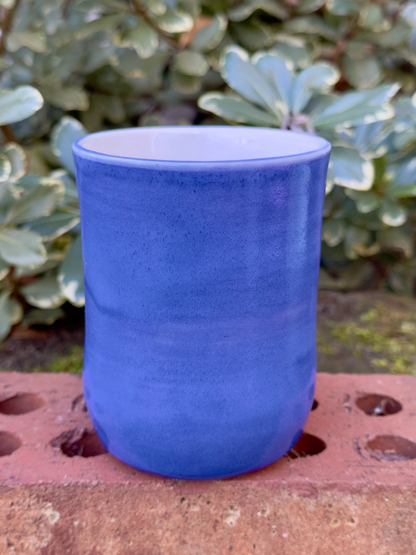 Ceramic Stoneware Blue Coffee Tea Mug Cup Pottery