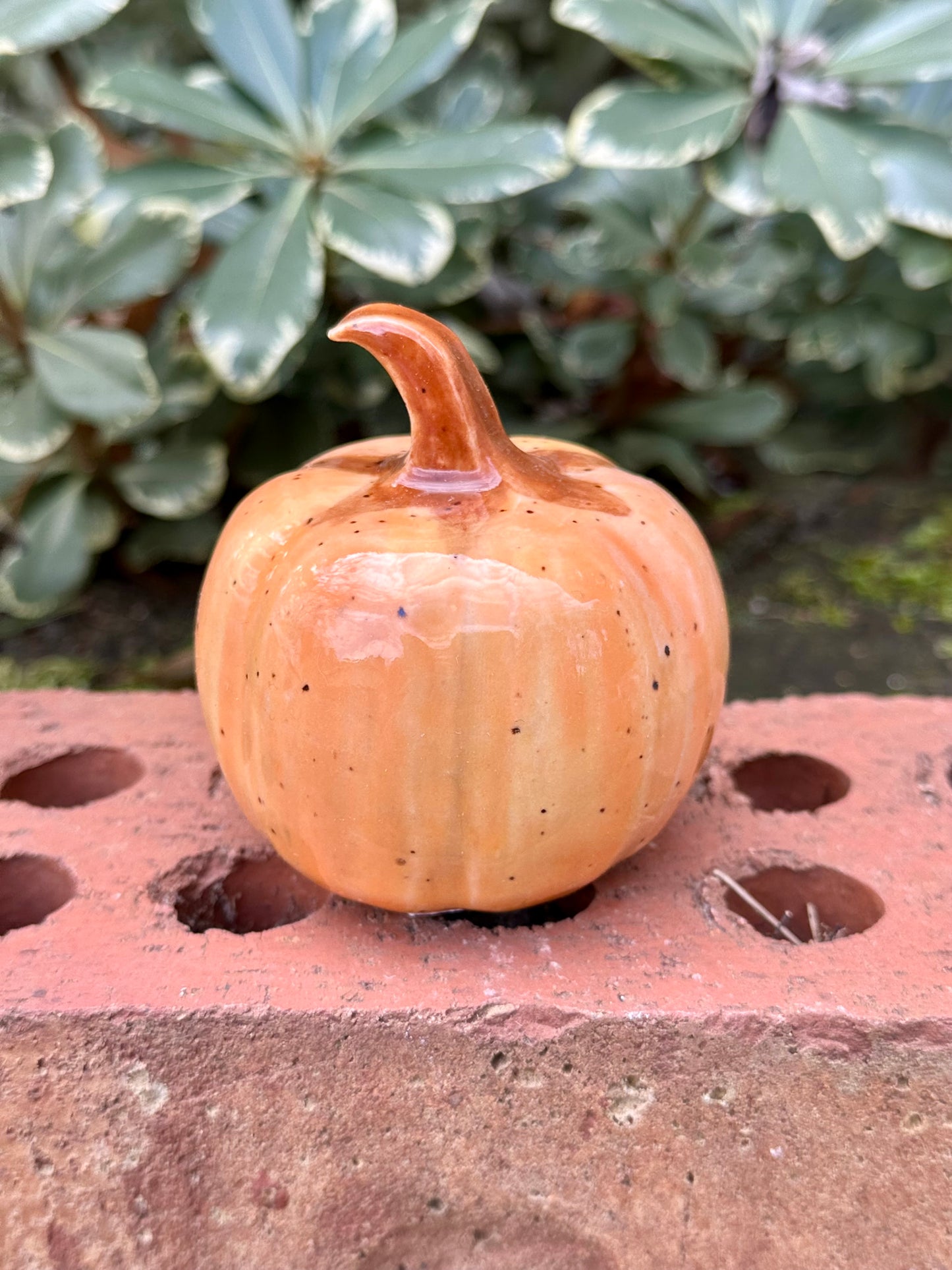 Ceramic Stoneware Pumpkin Decoration Pottery small
