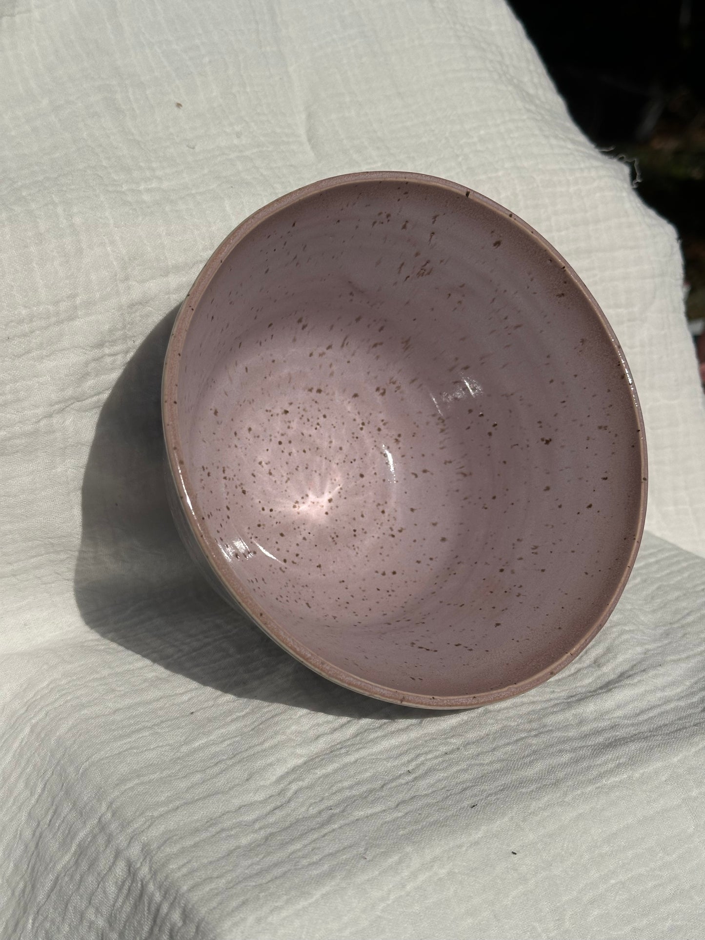 Ceramic Stoneware Lavender Blue Purple Bowl Cereal Everyday Serving Pottery