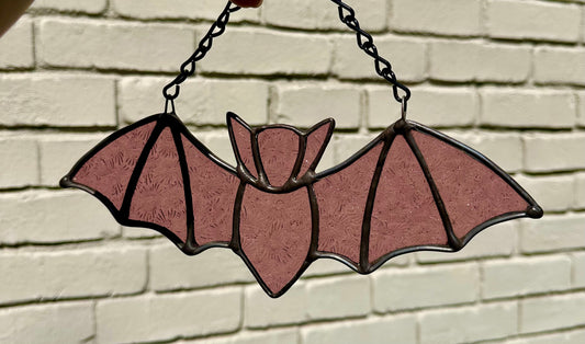 Pre Order Stained Glass Bat Suncatcher Window Decoration Glass Art Plant Lover Gift