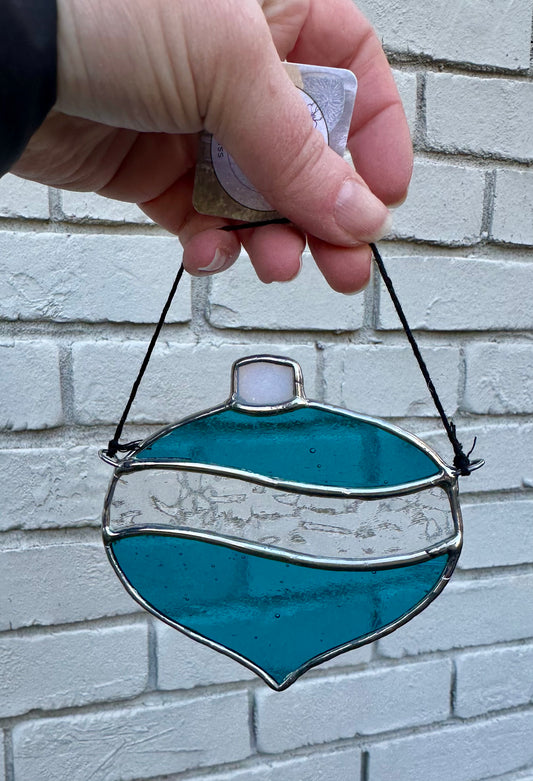 Ready to ship Stained Glass Ornament #2 Suncatcher Window Decoration Glass Art Gift
