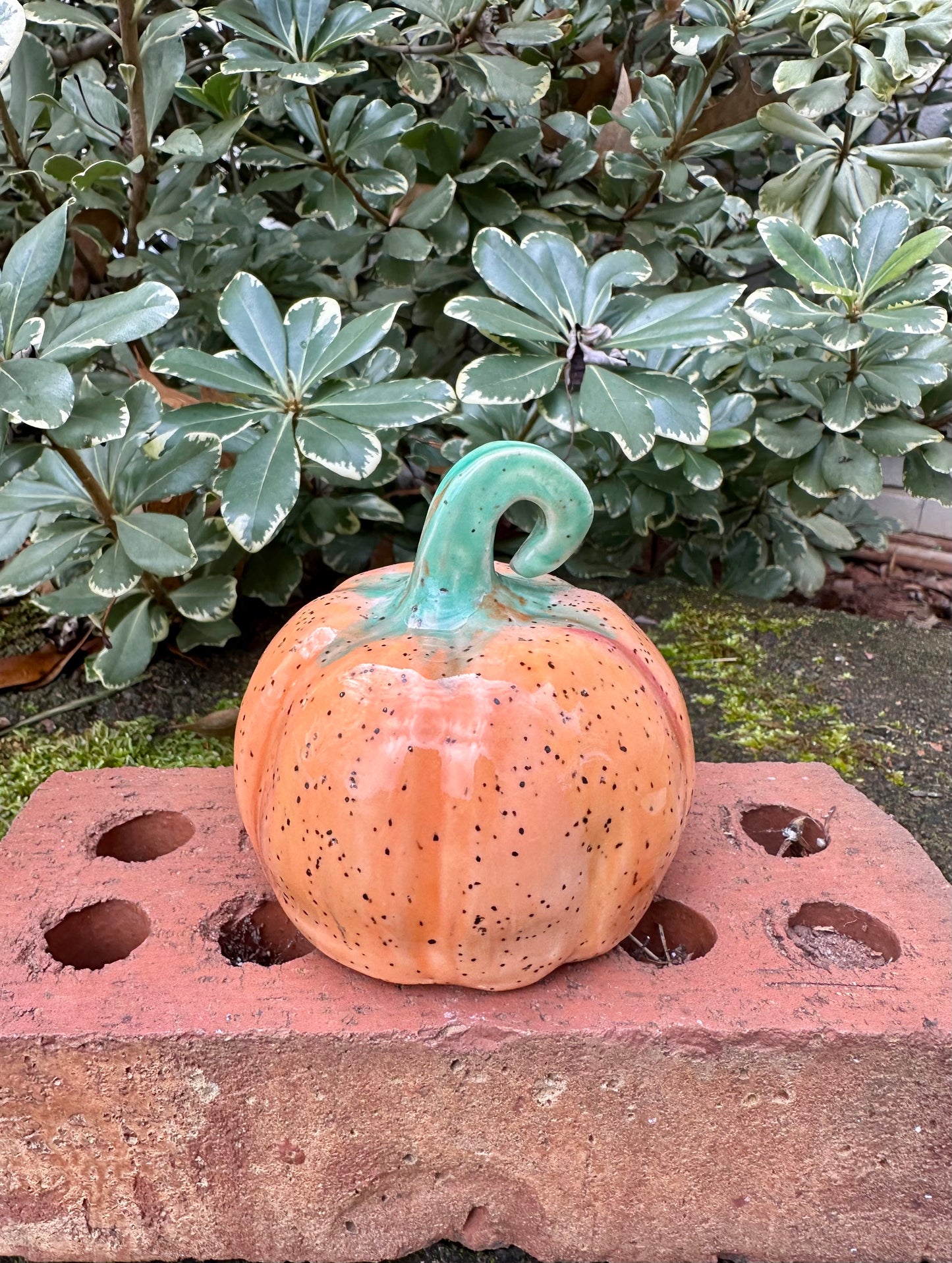 Ceramic Stoneware Pumpkin Decoration Pottery