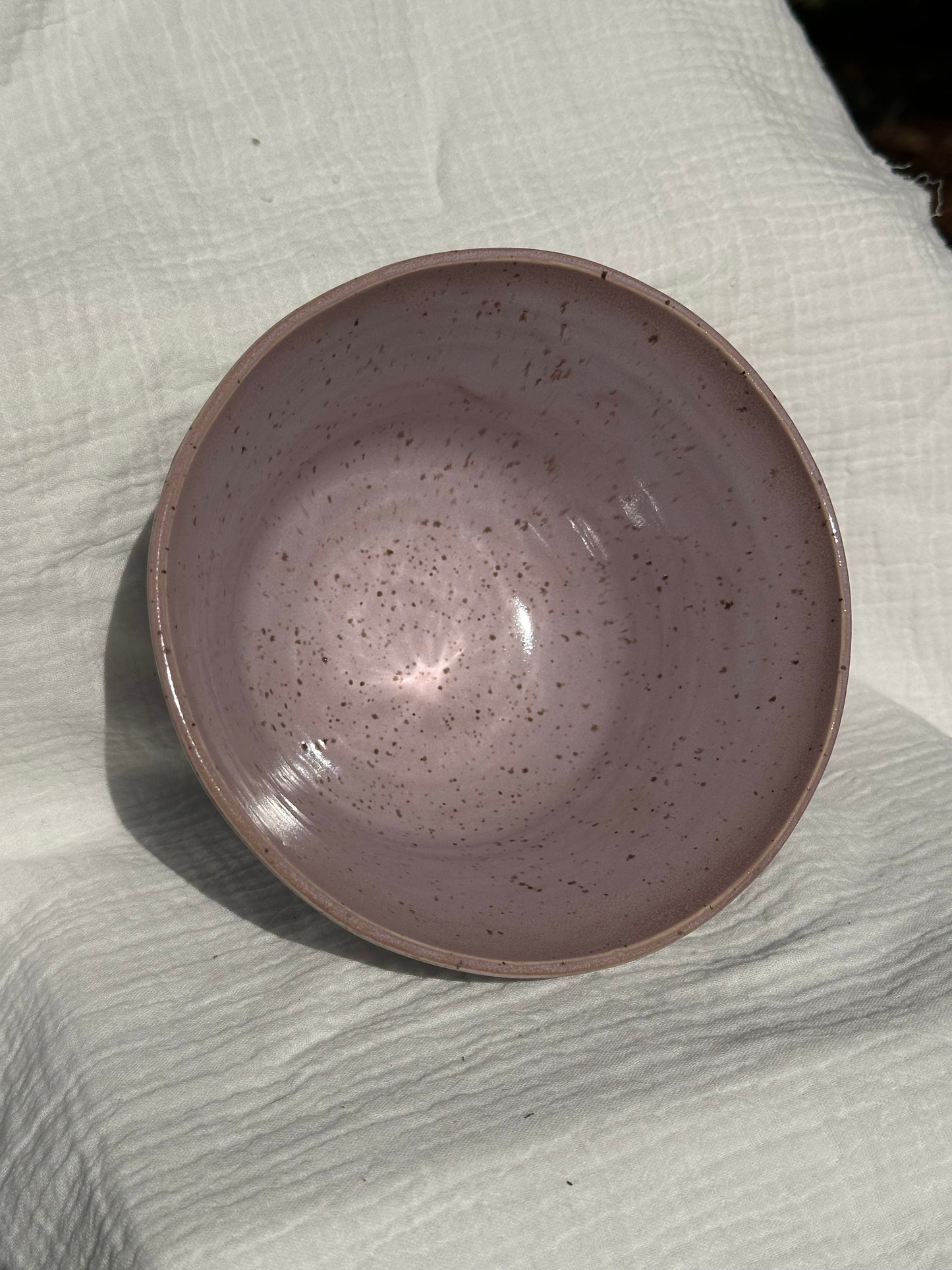 Ceramic Stoneware Lavender Blue Purple Bowl Cereal Everyday Serving Pottery
