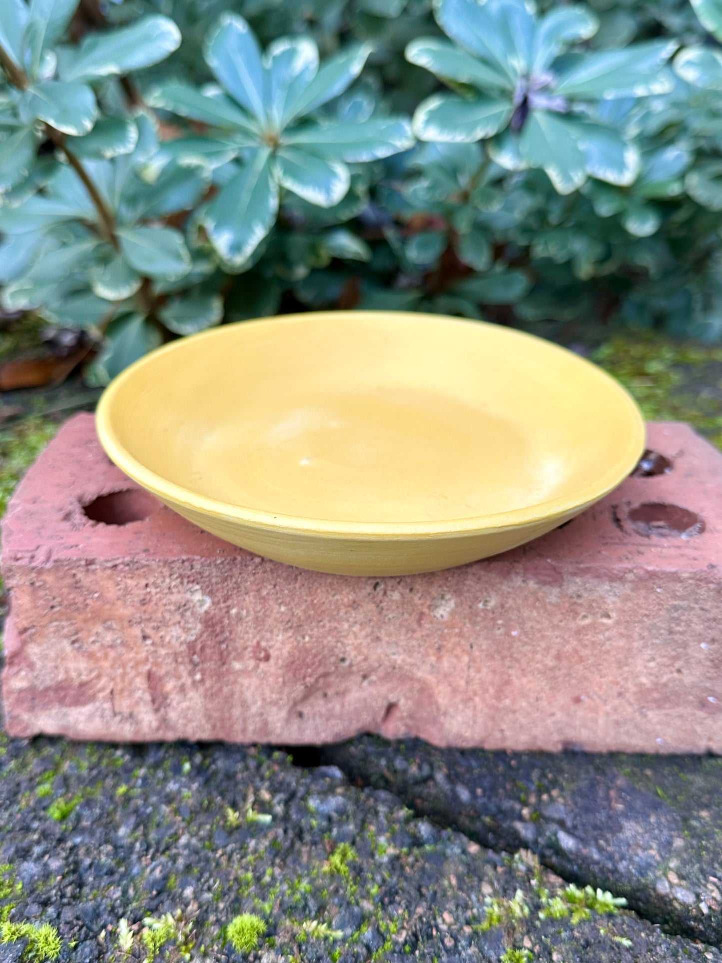 Ceramic Stoneware Trinket Dish Or Spoon Rest Small Plate