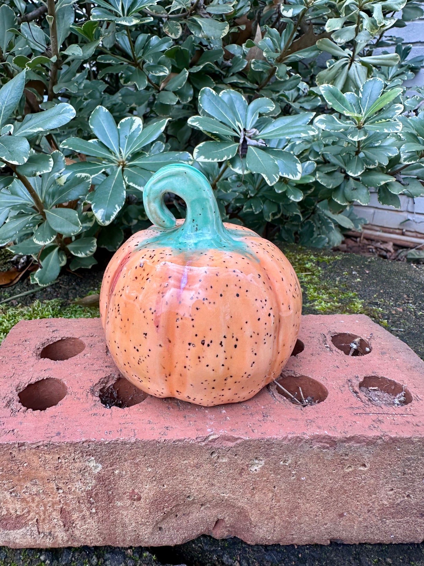 Ceramic Stoneware Pumpkin Decoration Pottery